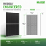 Waaree 500Wp DCR 132 Half Cut Cells Framed Dual Glass Mono PERC Bifacial Solar Module