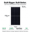 Waaree 540W DCR Bifacial Dual Glass Solar Panel with Transparent Glass Margin | 144 Half-Cut M10 Cells | 19.99% Efficiency | IP68 | MC4 Compatible
