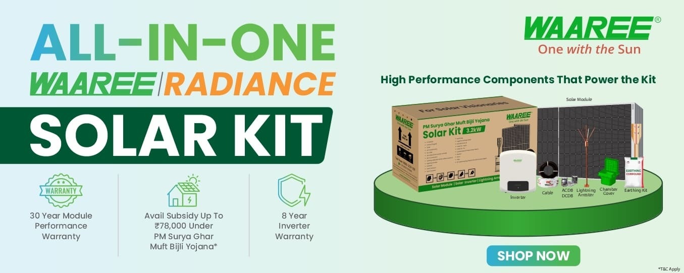 All in one solar kit