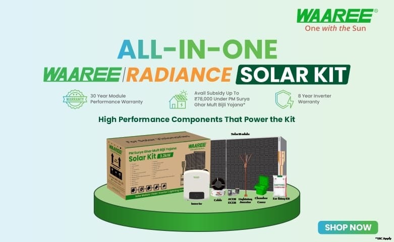 All in one solar kit