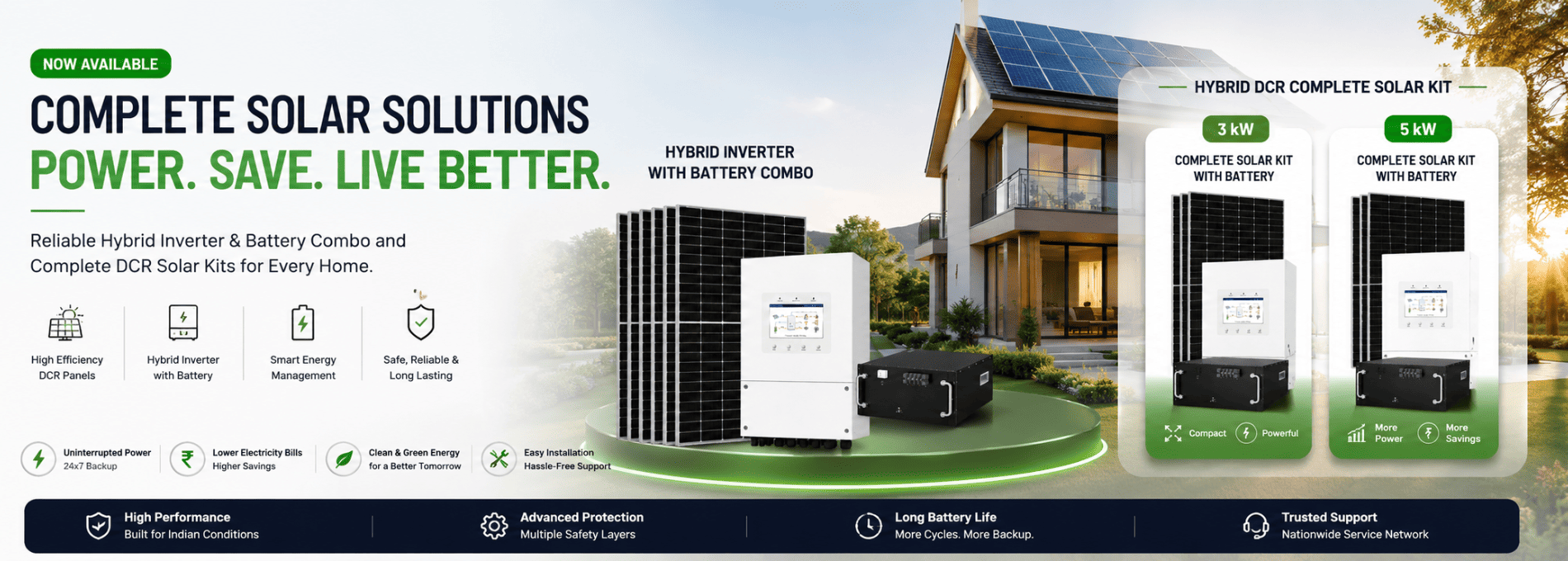 Hybrid Solar Solution Combo