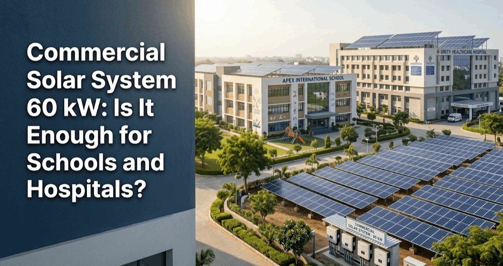Commercial Solar System 60 kW: Is It Enough for Schools and Hospitals?