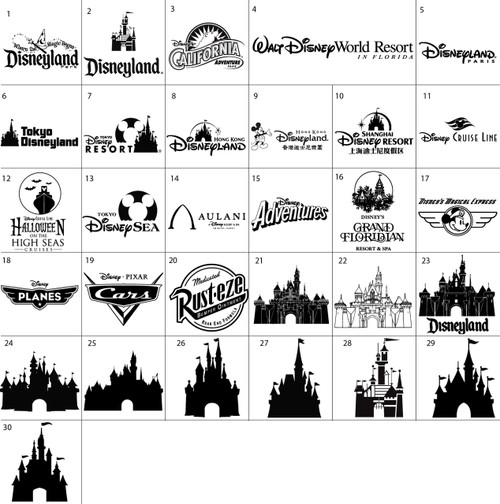 Disney Logos & Castles
