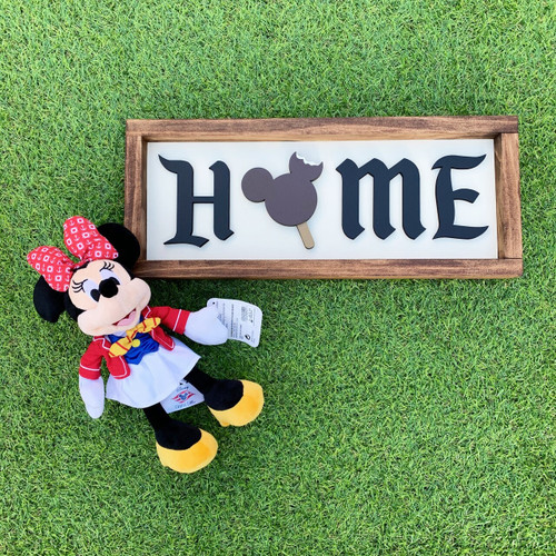 Frame - Walnut stained
Letters - Black