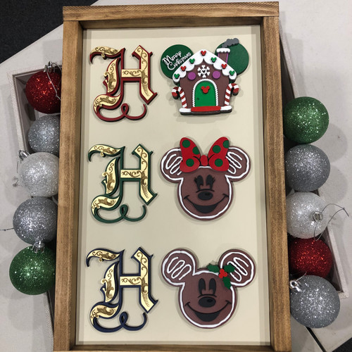 Ho Ho Ho interchangeable Head Sign