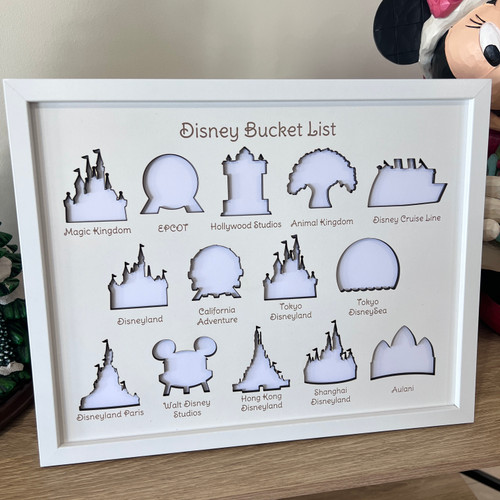 Disney Bucket List Photo Frame