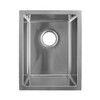 S653R - 33 x 21 x 5.5/9 x 18Guage Under-mount Offset Double Bowl W-33-L21-D-5-1/2-9