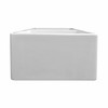 FC3318SN Fluted French Farmhouse Double Bowl Fireclay Apron Sink