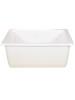 FC2418UW Small Single Bowl Fireclay Undermount Sink | Kunal Kitchens 
