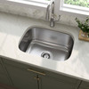 SIN-16-SINBWL-WEL-2318 16Gauge Stainless Steel Undermount Standard Rectangle Single Bowl Sink