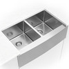 SIN-16-DBWL-WEL-5050-3321FSAF Double Bowl Farmhouse Apron 50/50-3321