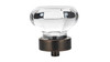 10074BORB11 Eclectic Crystal and Metal Knob - 1007 | Kunal Kitchens