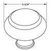 BP7624614030 Eclectic Metal and Ceramic Knob - 7624 | Kunal Kitchens