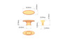 BP9796014030 Eclectic Metal and Ceramic Knob - 9796 | Kunal Kitchens