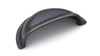 BP30388BORB Traditional Brass Cup Pull - 3038 | Kunal Kitchens