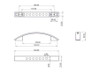 BP33848195 Modern Metal Pull - 3384 | Kunal Kitchens