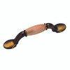 BP3801BB250 Traditional Wood and Metal Pull - 3801BB | Kunal Kitchens