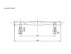 BP7061195 Modern Metal Pull - 7061 | Kunal Kitchens