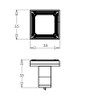 BP78035BORB Traditional Metal Knob - 7803 | Kunal Kitchens