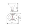 BP80239143 Transitional Metal Knob - 8023 | Kunal Kitchens