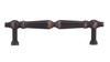 BP1455BORB Traditional Brass Pull - 145 | Kunal Kitchens