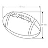 BP934800 Eclectic Resin Football Knob - 9348 | Kunal Kitchens