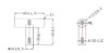 BP30540195 Modern Steel Knob - 305 | Kunal Kitchens