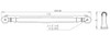 BP790192195 Traditional Metal Pull - 790 | Kunal Kitchens