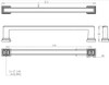 BP795192195 Transitional Metal Pull - 795 | Kunal Kitchens