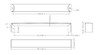 BP458160195 Modern Metal Pull - 458 | Kunal Kitchens