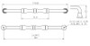 BP740160143 Traditional Metal Pull - 740 | Kunal Kitchens
