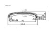 BP80977195 Traditional Metal Pull - 8097 | Kunal Kitchens