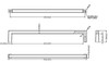 BP873224195 Modern Metal Pull - 873 | Kunal Kitchens