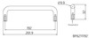 BP6211192195 Functional Metal Pull - 6211 | Kunal Kitchens
