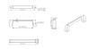 BP10743195 Modern Metal Pull - 107 | Kunal Kitchens