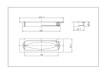 BP87096195 Modern Recessed Metal Pull - 870 | Kunal Kitchens