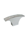 BP123403814001 Modern Metal and Crystal Knob - 1234 | Kunal Kitchens