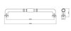 BP82290AE Traditional Metal Appliance Pull - 8229 | Kunal Kitchens