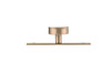 BP229540CHBRZ Modern Metal Wardrobe Knob and Backplate | Kunal Kitchens
