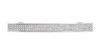 BP123409614001 Modern Metal and Crystal Pull - 1234 | Kunal Kitchens