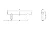 BP20576191 Modern Steel Pull - 205 | Kunal Kitchens