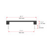 BP8160192900 Modern Metal Pull - 8160 | Kunal Kitchens