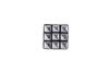 BP6244333319590 Eclectic Wood and Metal Knob - 6244 | Kunal Kitchens