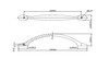 BP781591 Traditional Metal Pull - 7815 | Kunal Kitchens