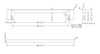 BP8160160900 Modern Metal Pull - 8160 | Kunal Kitchens