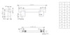 BP905096900 Modern Metal and Aluminum Pull - 905 | Kunal Kitchens