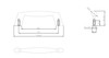 BP80576143 Modern Metal Pull - 805 | Kunal Kitchens