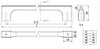 BP81496180 Modern Metal Pull - 814 | Kunal Kitchens