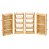 4WBP18-25-KIT 25" Swing Out Pantry Kit For Base Organizer-Wood-Light Brown | Kunal Kitchens