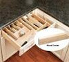 4WD-22-1 Wood Divider For Drawer Organizers 2 7/8" Height For Drawer Org-Wood-Light Brown | Kunal Kitchens